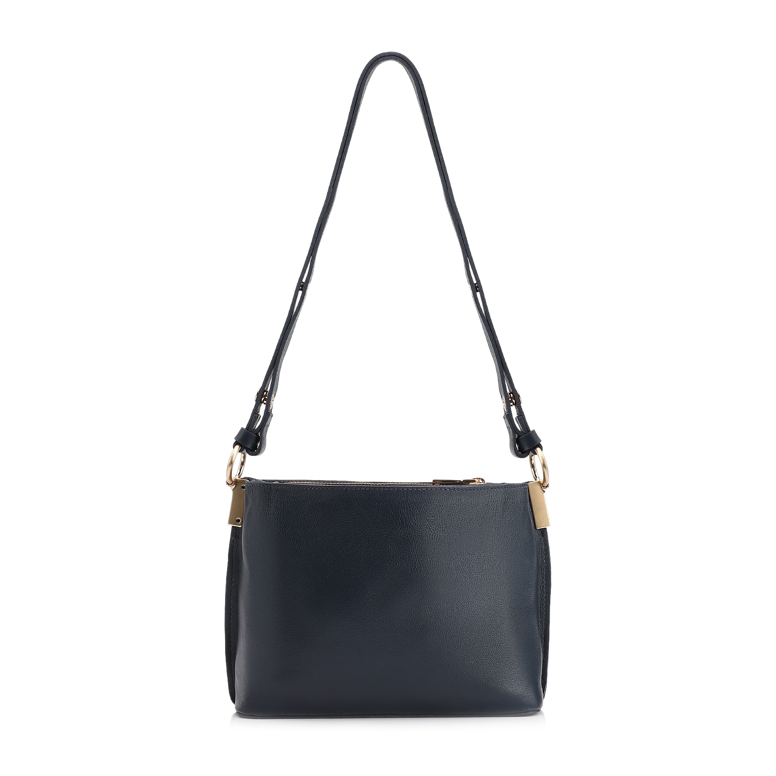Bolsa Transversal Couro Azul