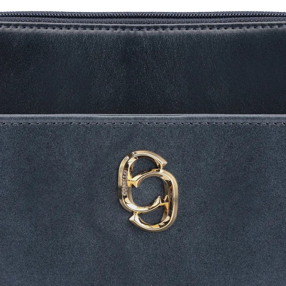 Bolsa Transversal Couro Azul - imagem 6