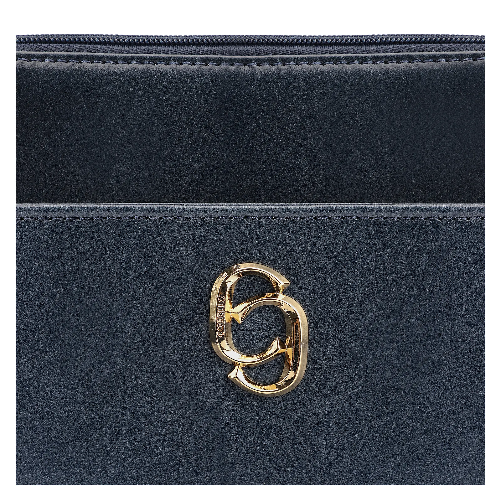 Bolsa Transversal Couro Azul