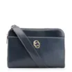 Bolsa Transversal Couro Azul - imagem 1