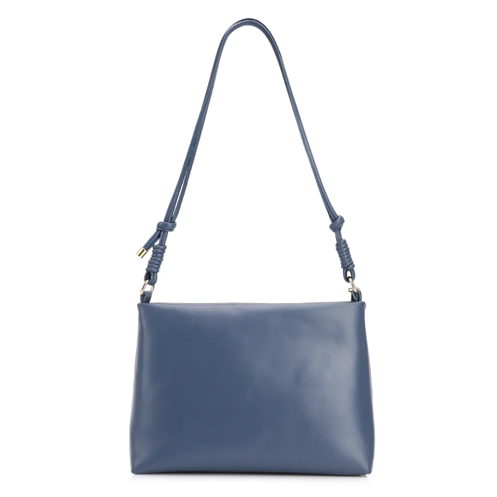 Bolsa Transversal Couro Azul - imagem 3