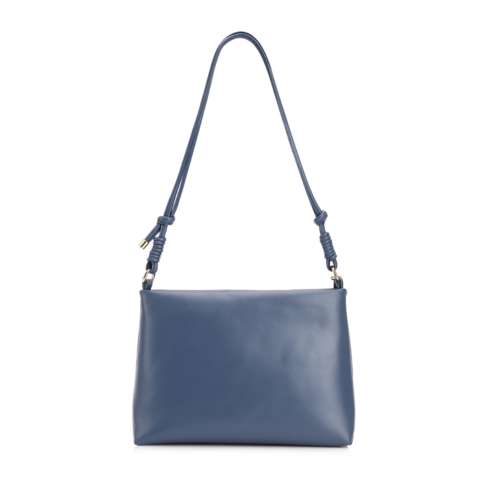 Bolsa Transversal Couro Azul