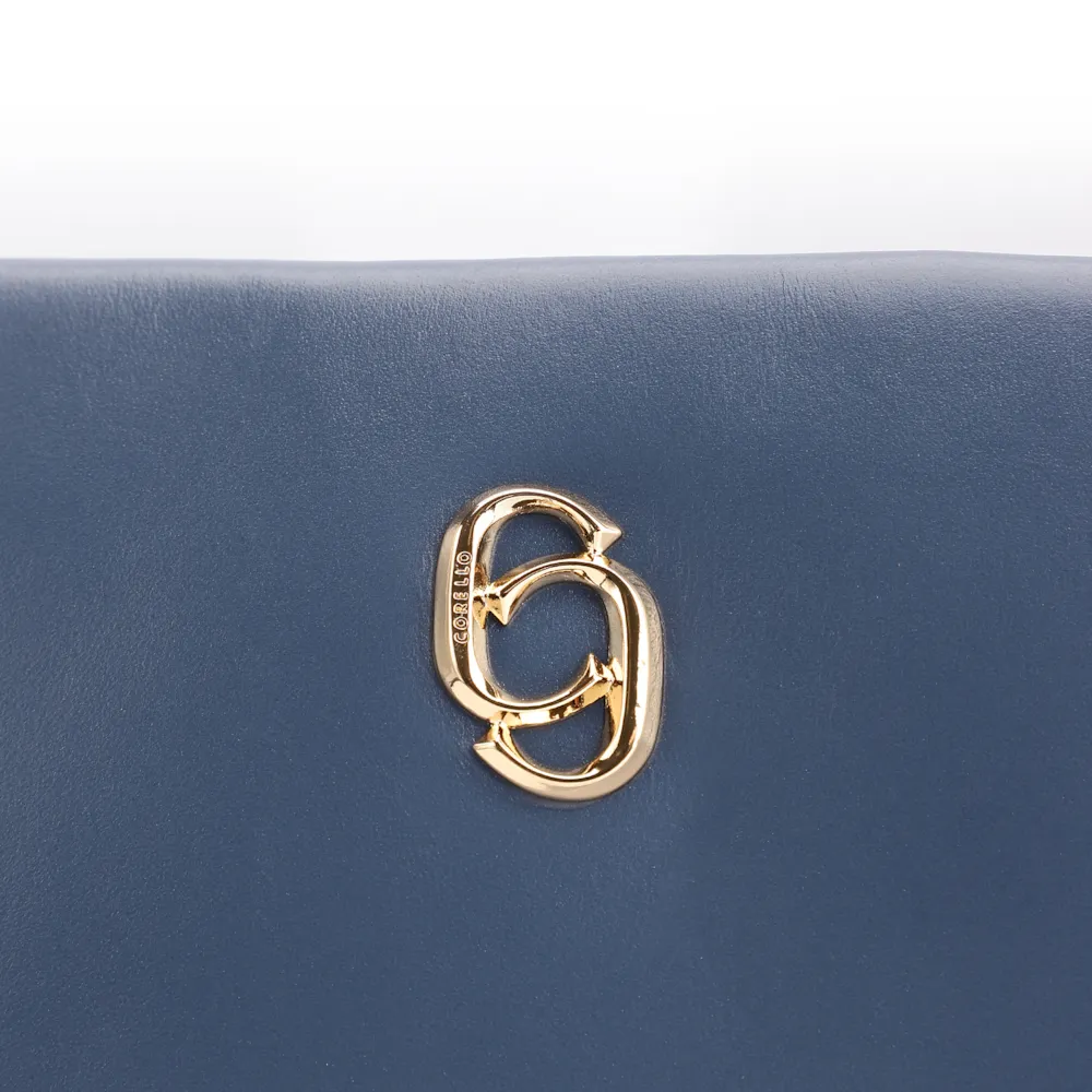 Bolsa Transversal Couro Azul - imagem 6
