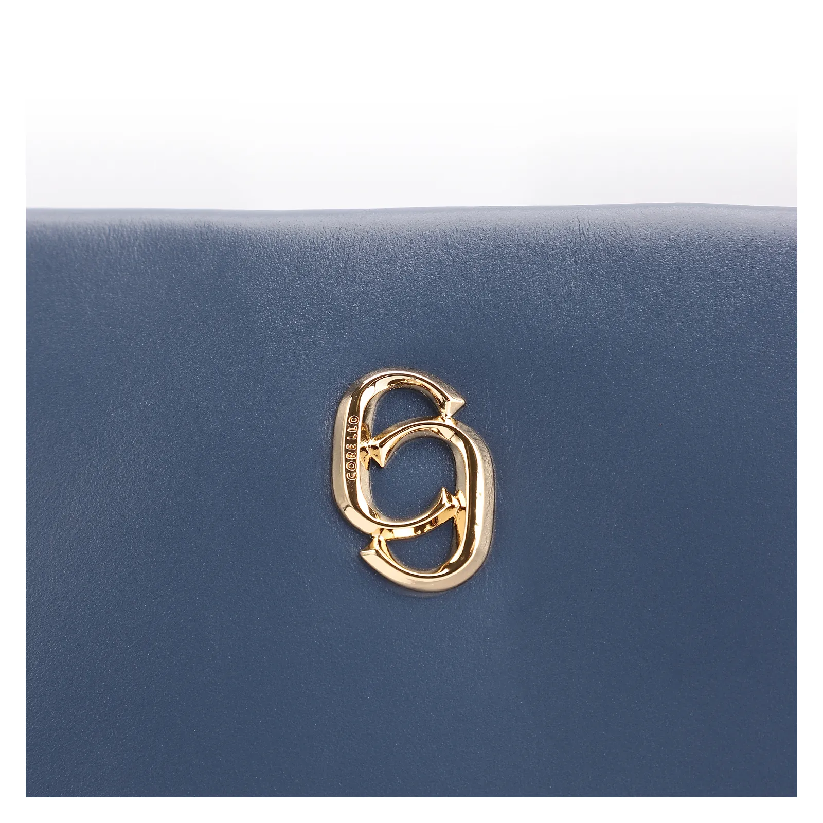 Bolsa Transversal Couro Azul