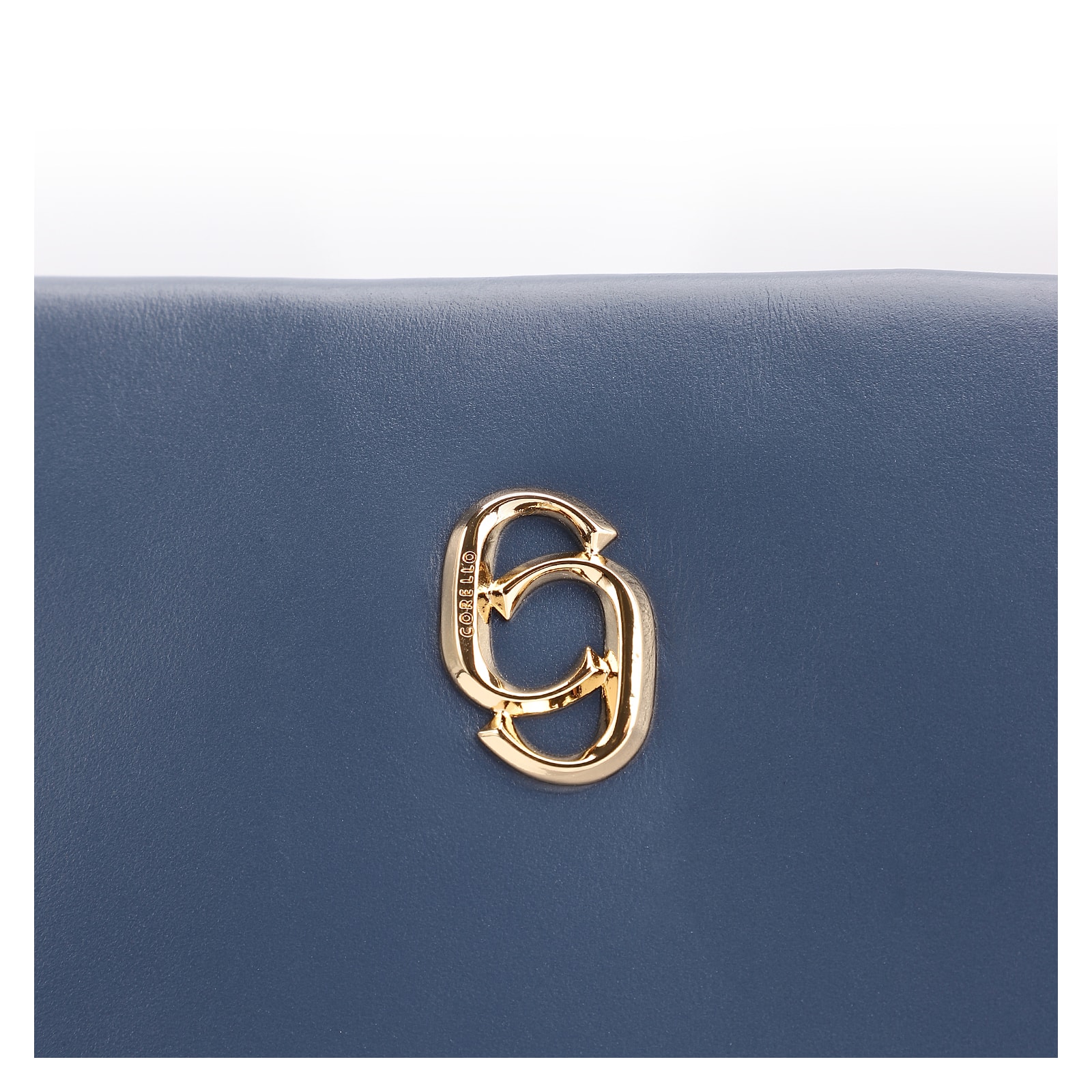 Bolsa Transversal Couro Azul