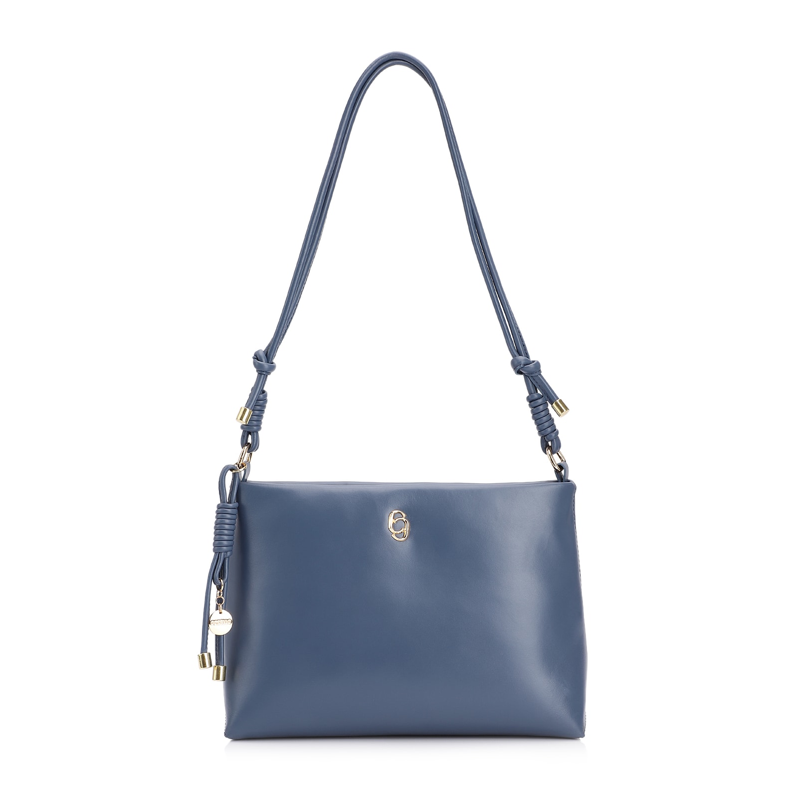 Bolsa Transversal Couro Azul