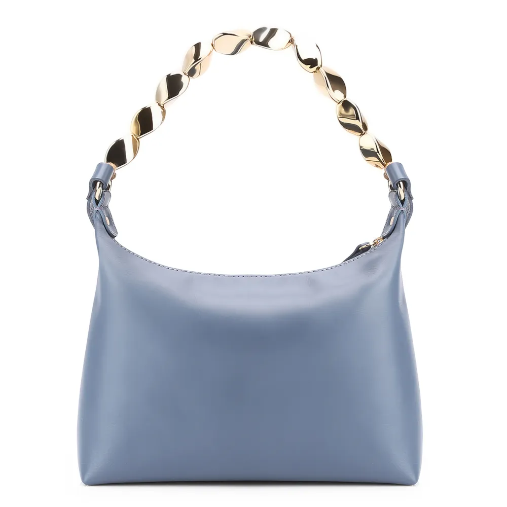 Bolsa Transversal Couro Azul - imagem 3