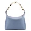 Bolsa Transversal Couro Azul - imagem 3