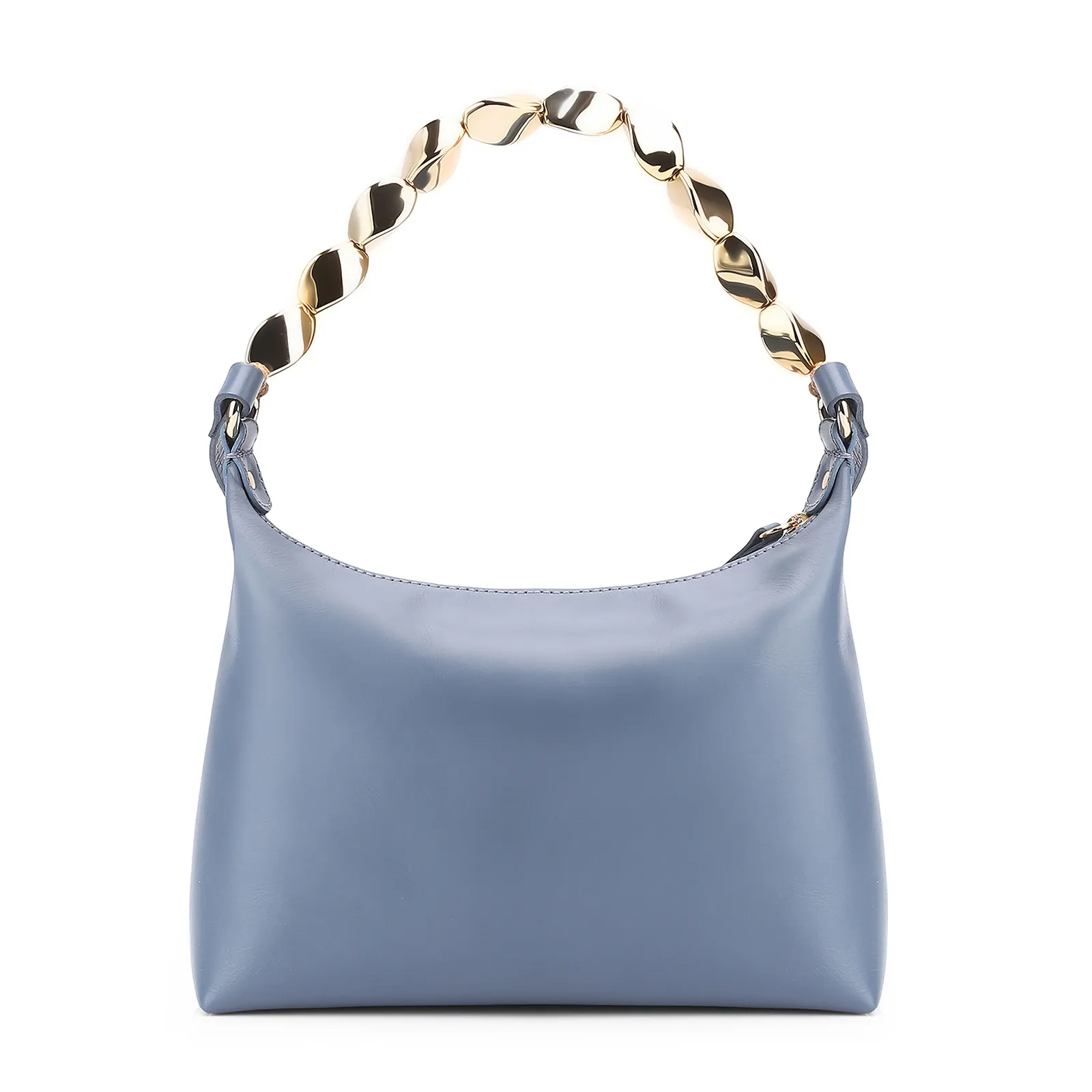 Bolsa Transversal Couro Azul