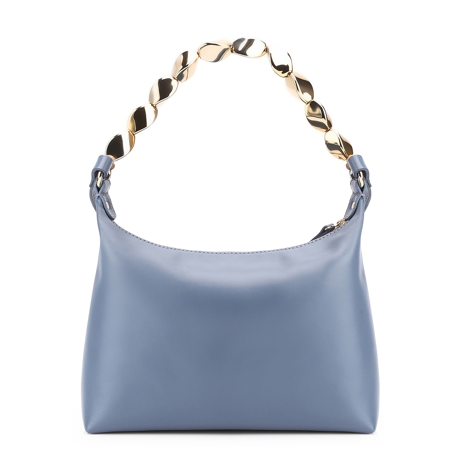 Bolsa Transversal Couro Azul