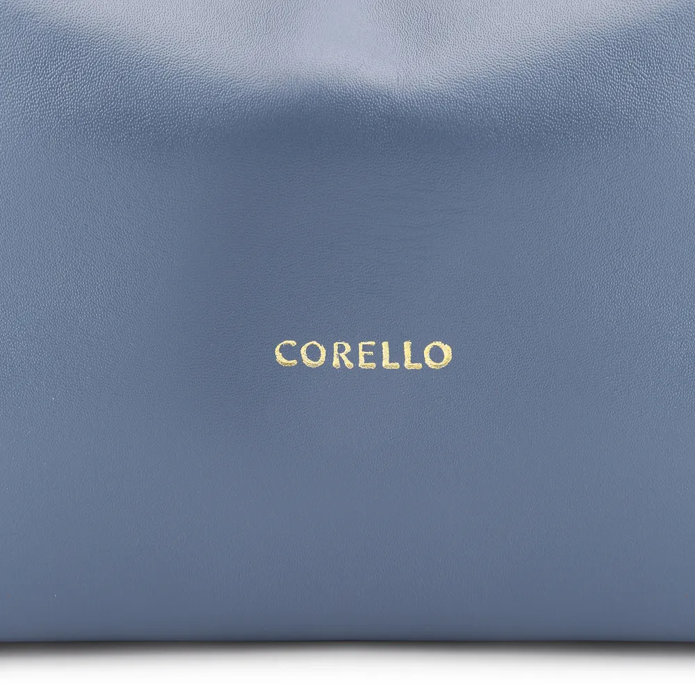 Bolsa Transversal Couro Azul - imagem 6