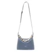 Bolsa Transversal Couro Azul - imagem 1