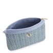 Bolsa Transversal Couro Azul Claro - imagem 4