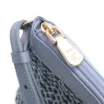 Bolsa Transversal Couro Azul Claro - imagem 5