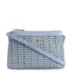 Bolsa Transversal Couro Azul Claro - imagem 1