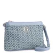 Bolsa Transversal Couro Azul Claro - imagem 2