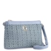Bolsa Transversal Couro Azul Claro - imagem 2