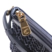 Bolsa Transversal Couro Azul Escuro - imagem 5