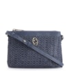 Bolsa Transversal Couro Azul Escuro - imagem 1