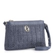 Bolsa Transversal Couro Azul Escuro - imagem 2