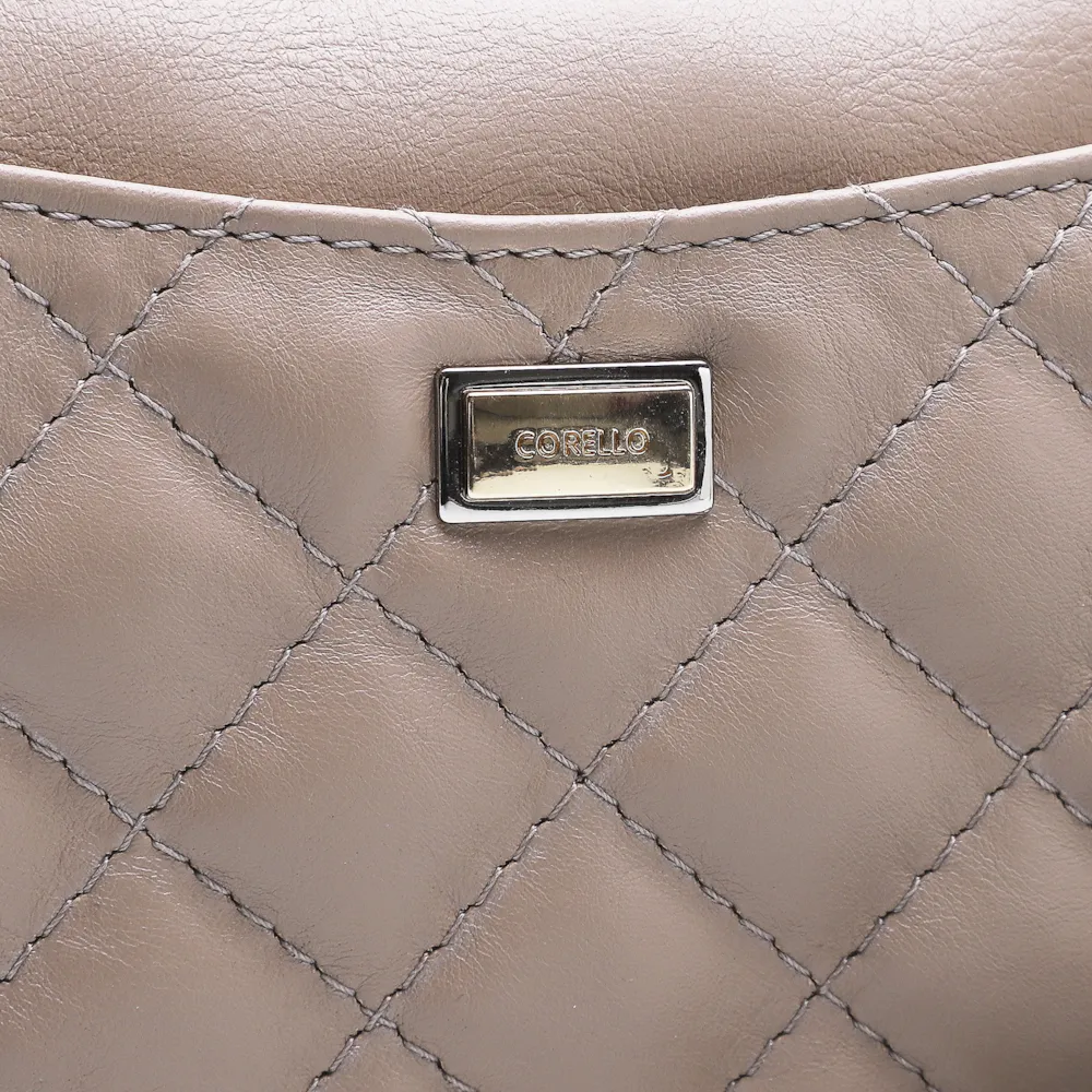 Bolsa Transversal Couro Bege - imagem 5