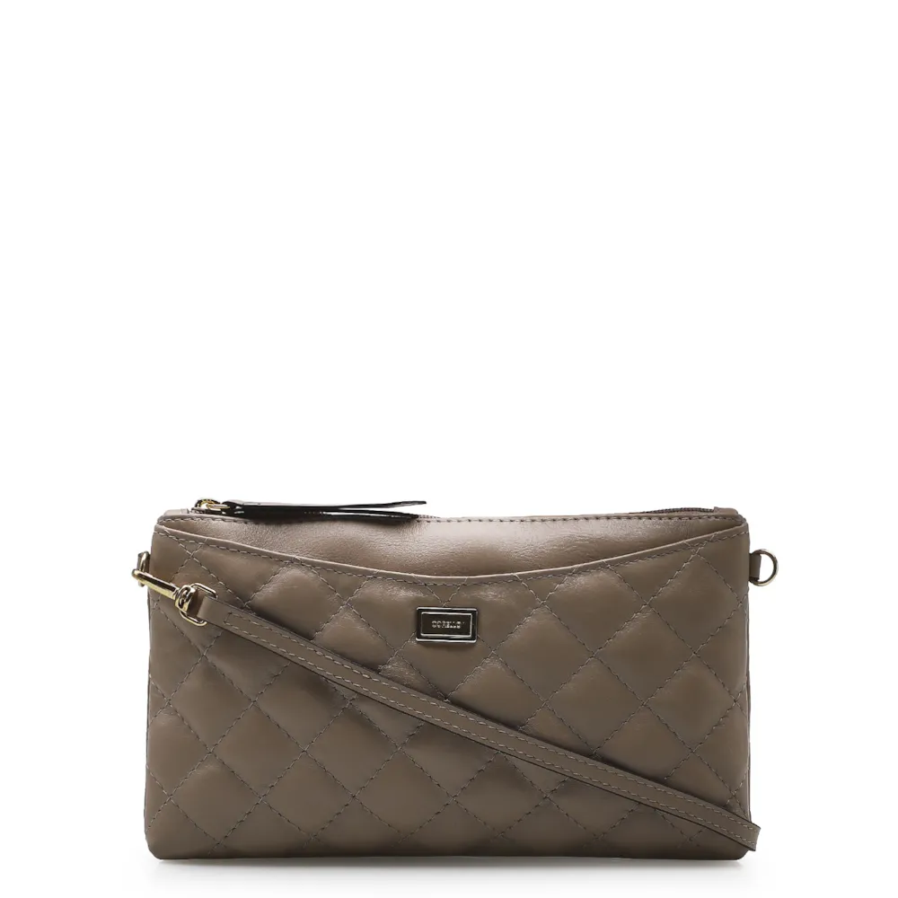 Bolsa Transversal Couro Bege