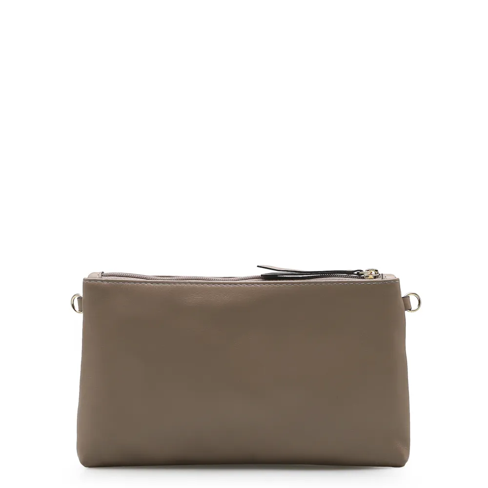 Bolsa Transversal Couro Bege - imagem 3