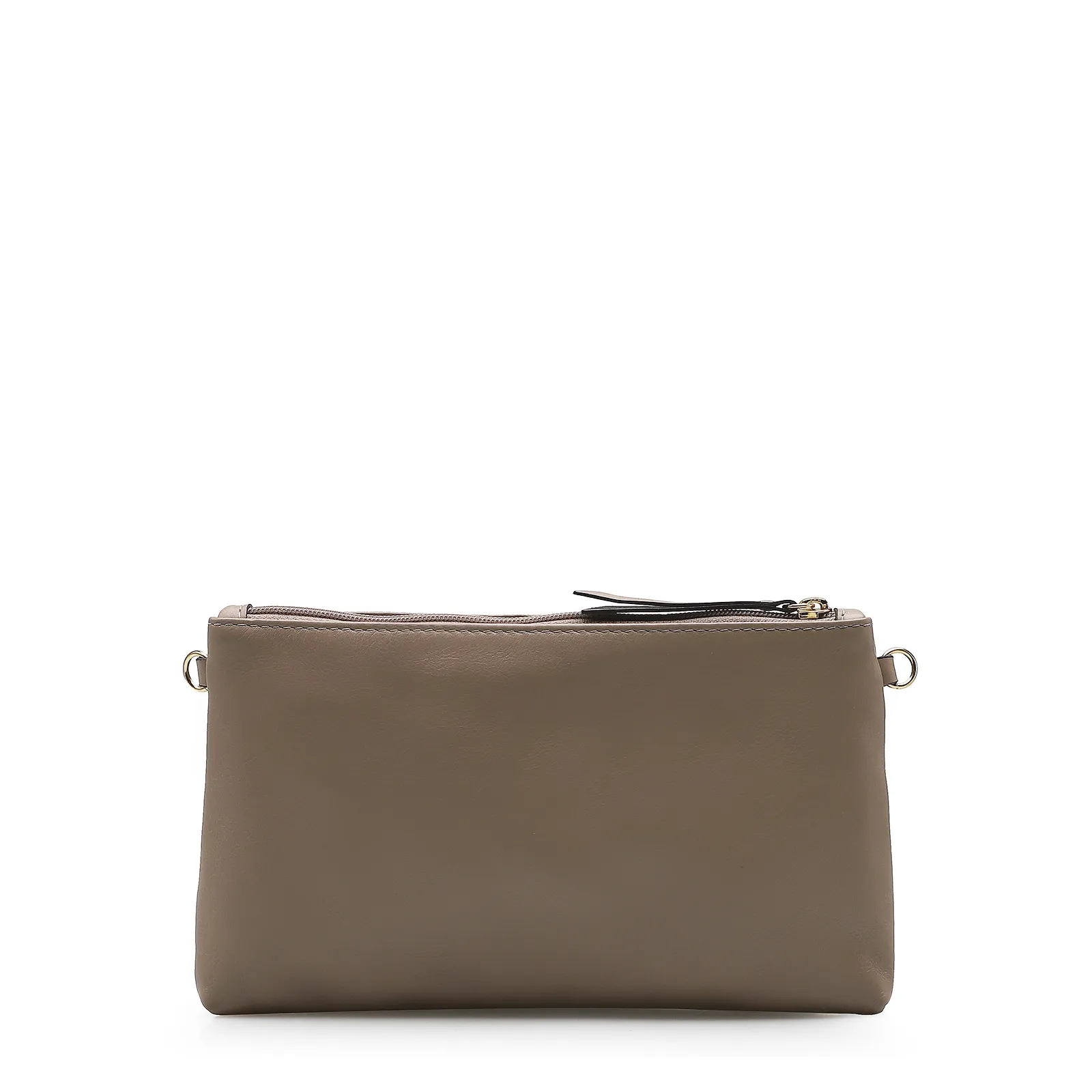 Bolsa Transversal Couro Bege