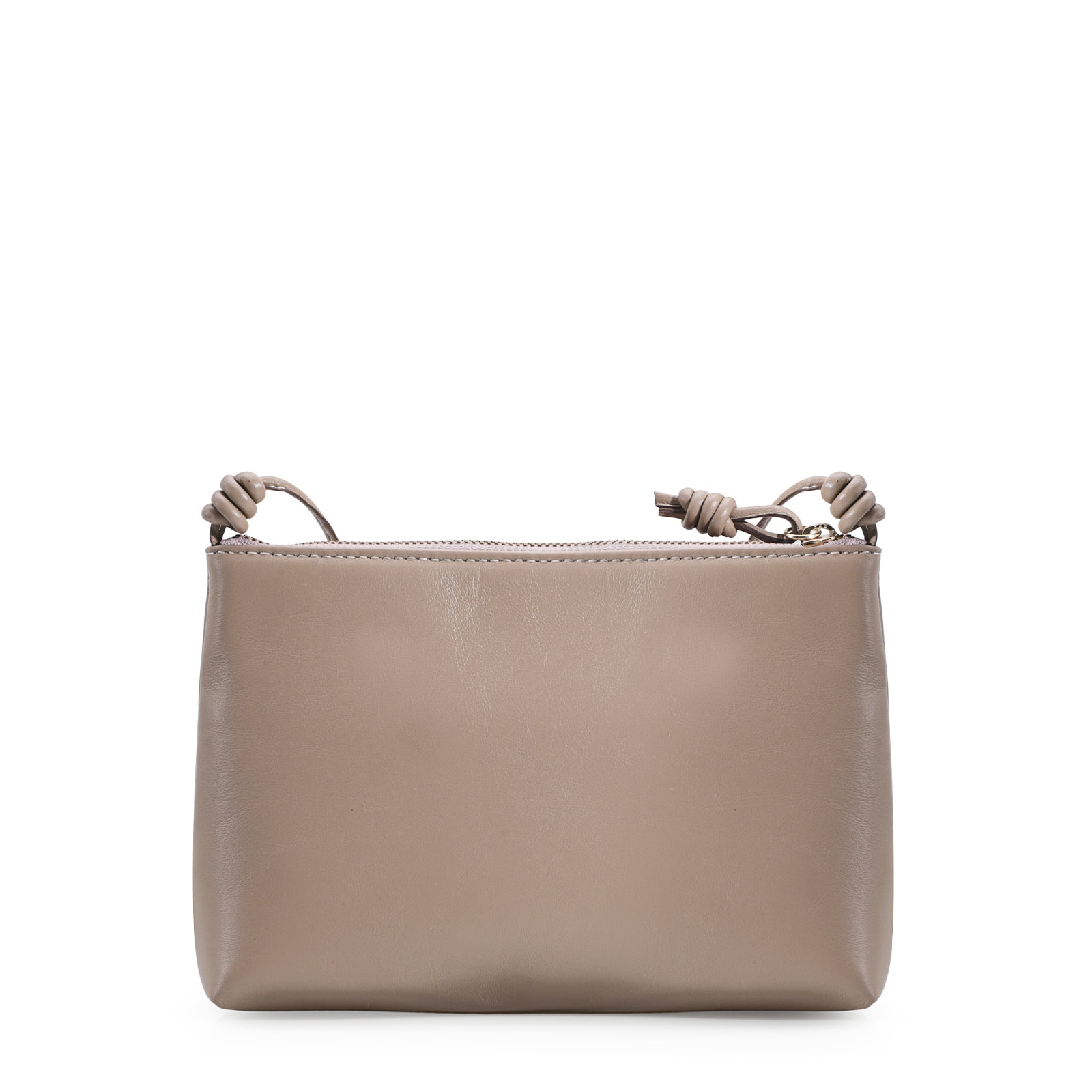 Bolsa Transversal Couro Bege
