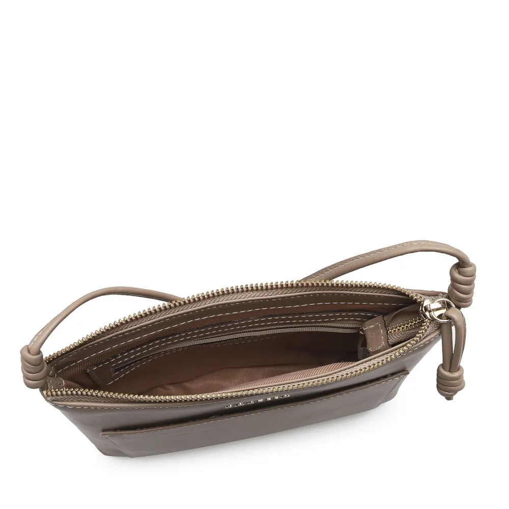 Bolsa Transversal Couro Bege - imagem 5
