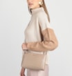 Bolsa Transversal Couro Bege - imagem 2