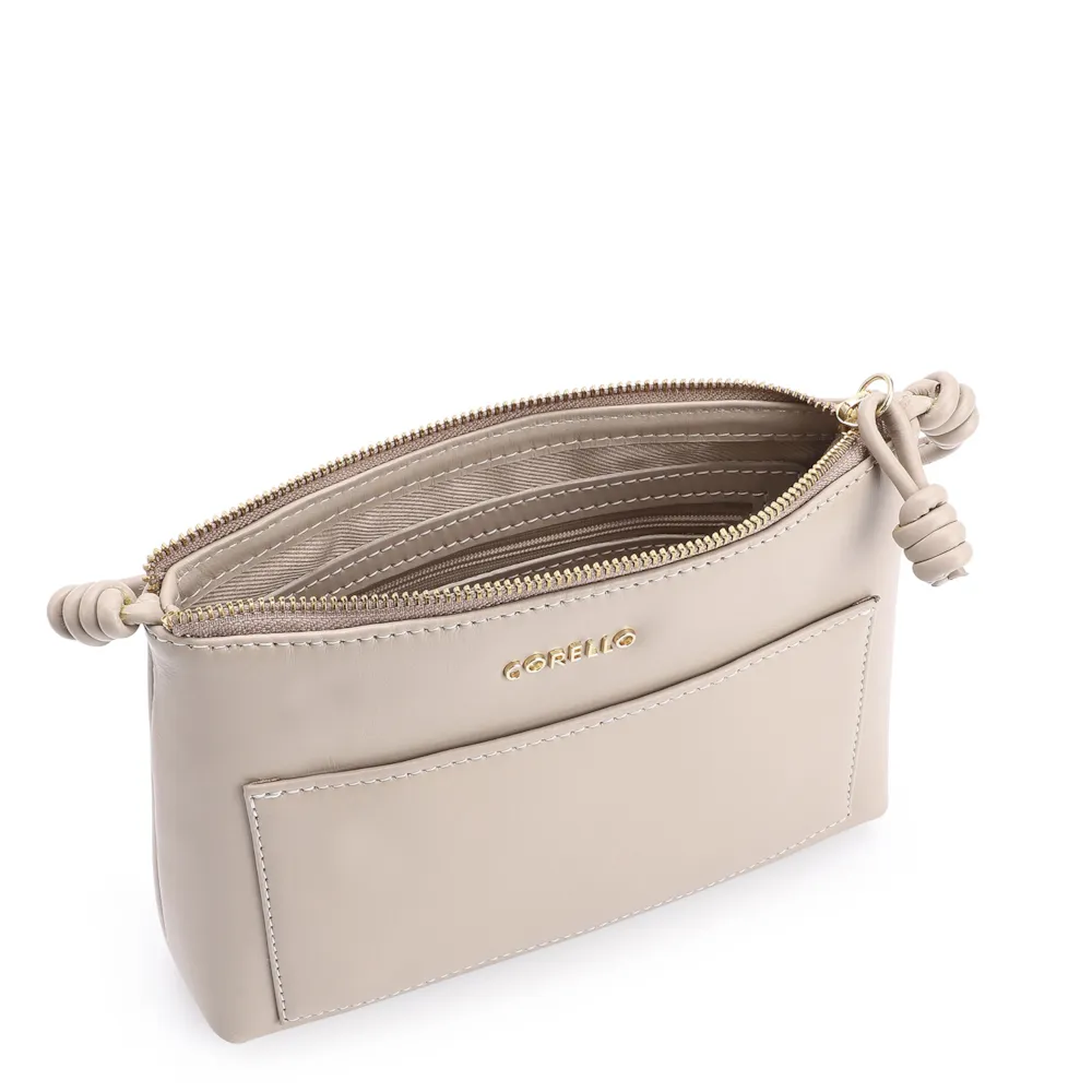 Bolsa Transversal Couro Bege - imagem 4