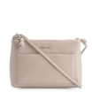 Bolsa Transversal Couro Bege - imagem 1