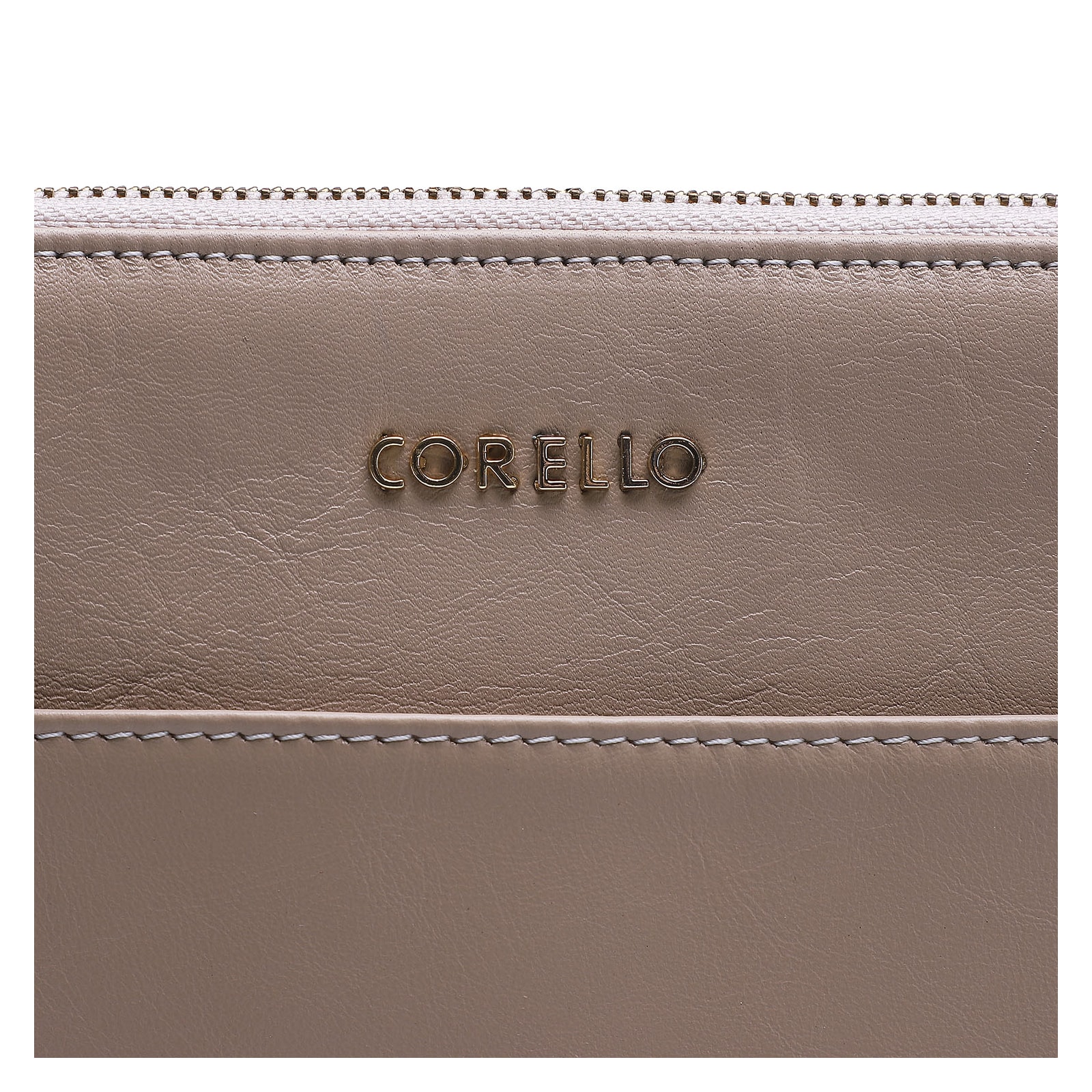 Bolsa Transversal Couro Bege
