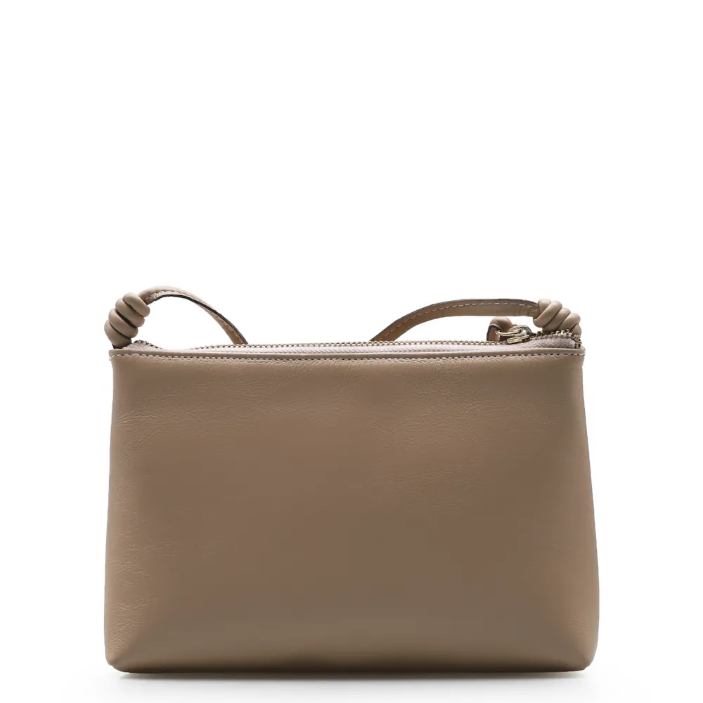 Bolsa Transversal Couro Bege - imagem 3