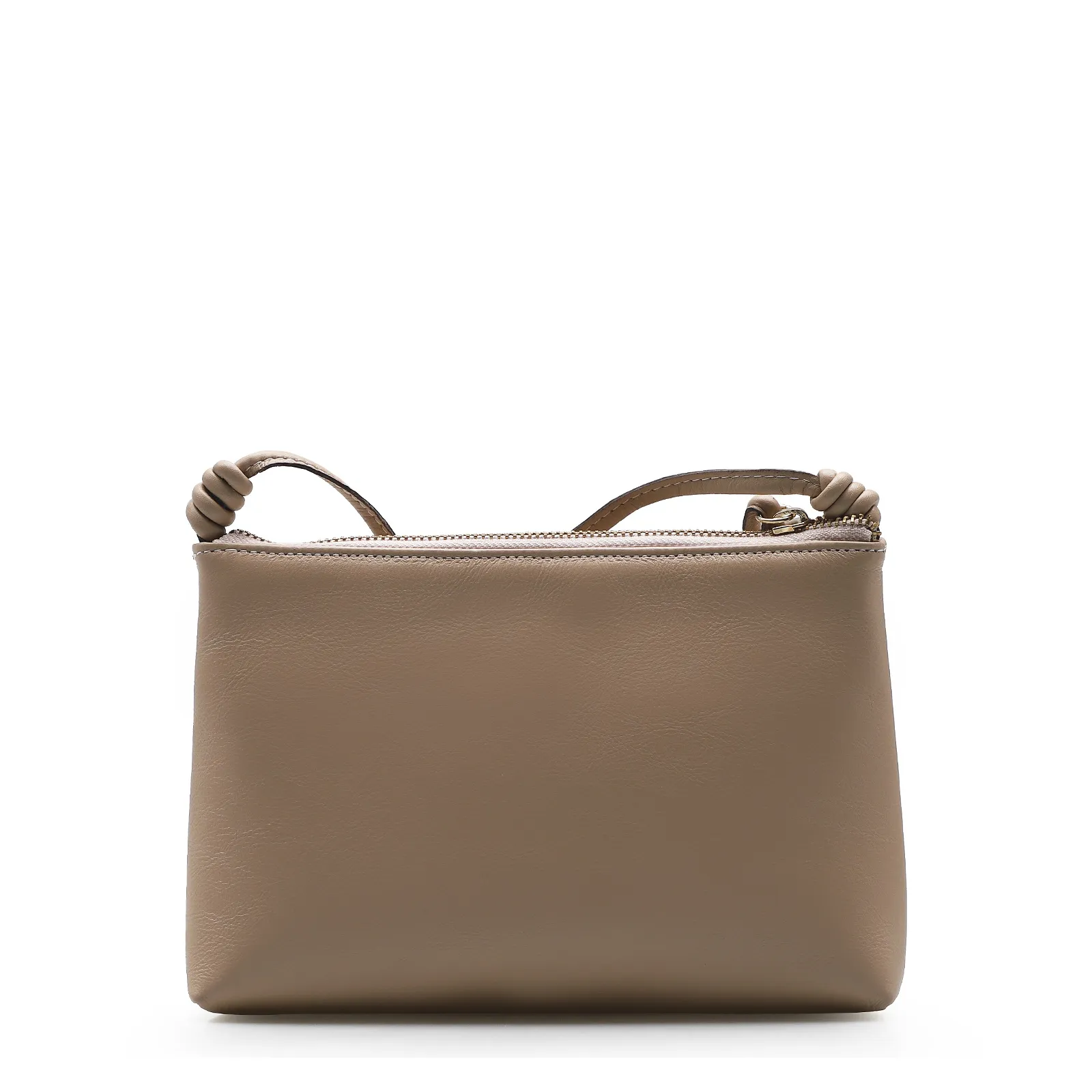 Bolsa Transversal Couro Bege