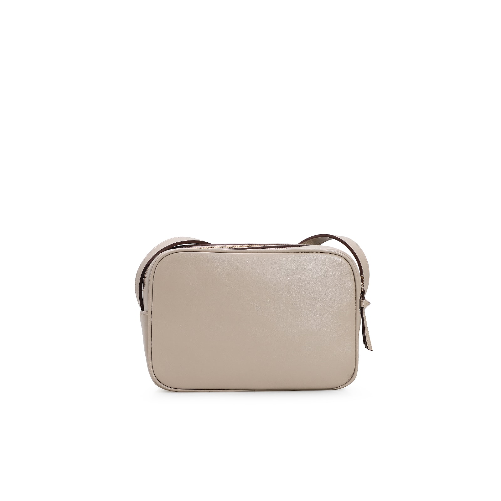 Bolsa Transversal Couro Bege