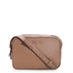 Bolsa Transversal Couro Bege - imagem 1