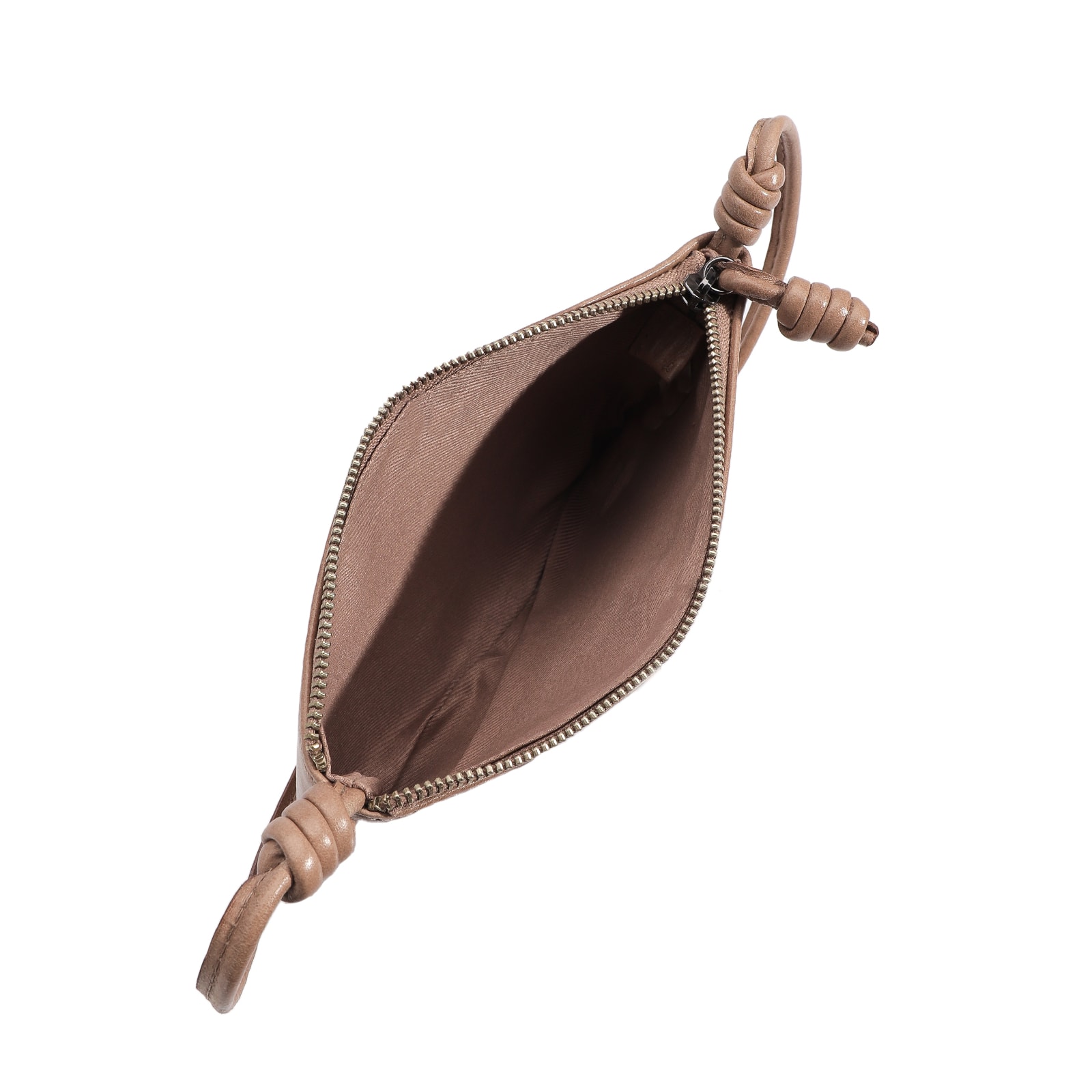 Bolsa Transversal Couro Bege