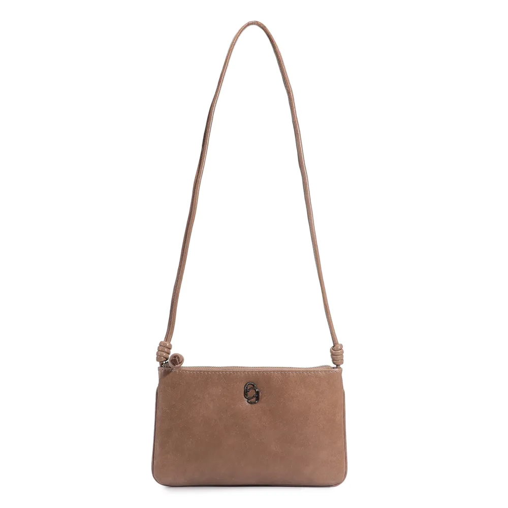 Bolsa Transversal Couro Bege - imagem 6