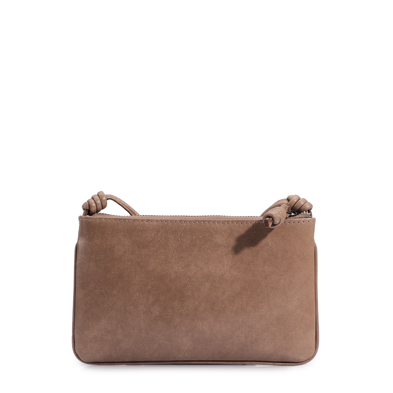 Bolsa Transversal Couro Bege