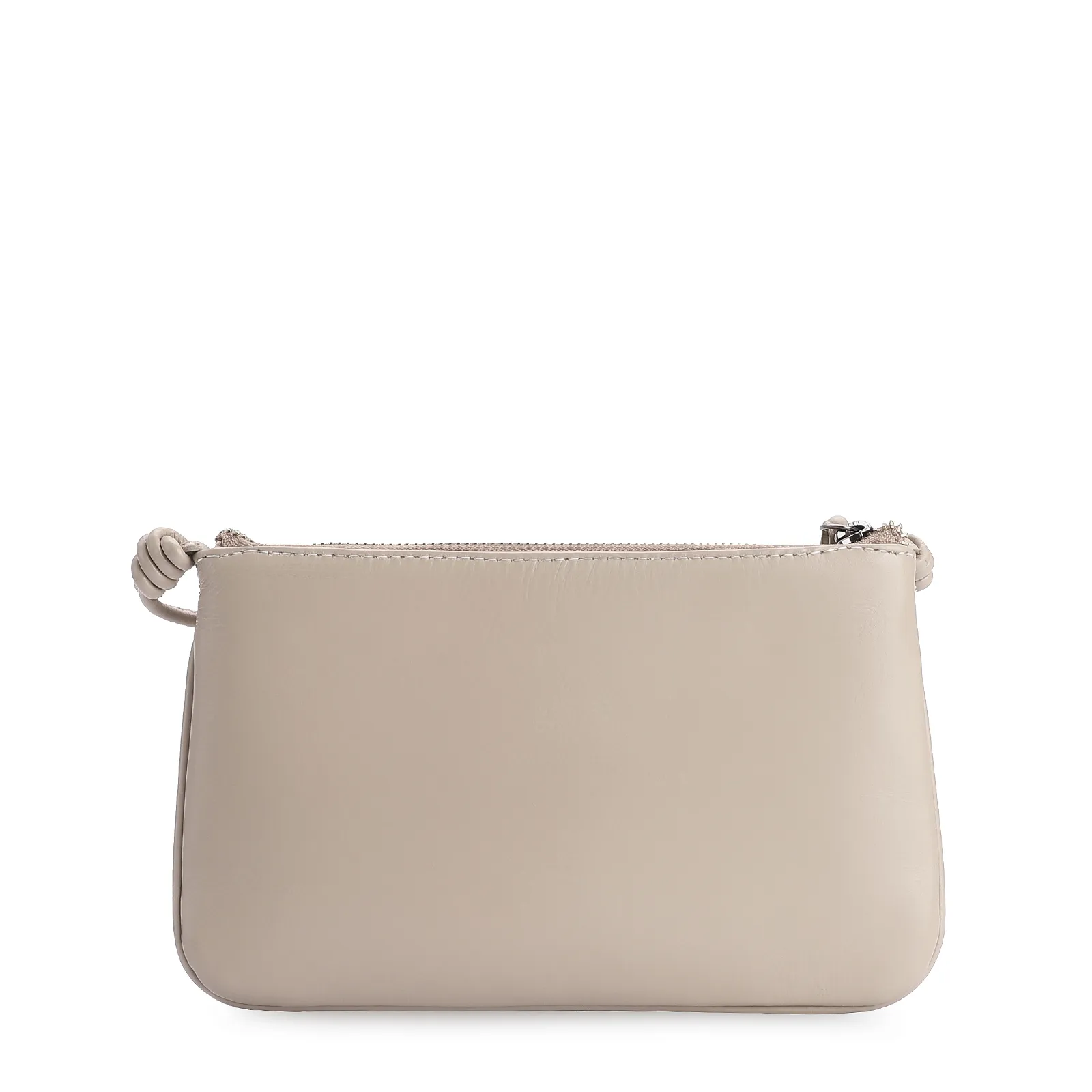 Bolsa Transversal Couro Bege