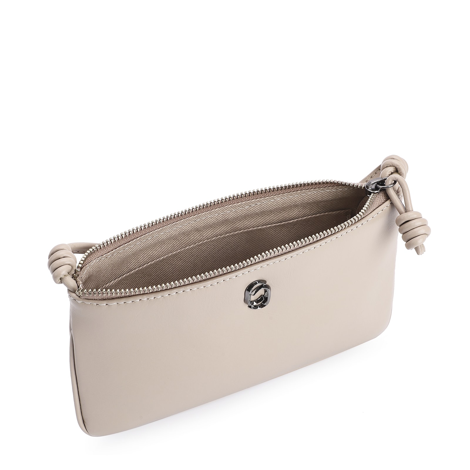 Bolsa Transversal Couro Bege