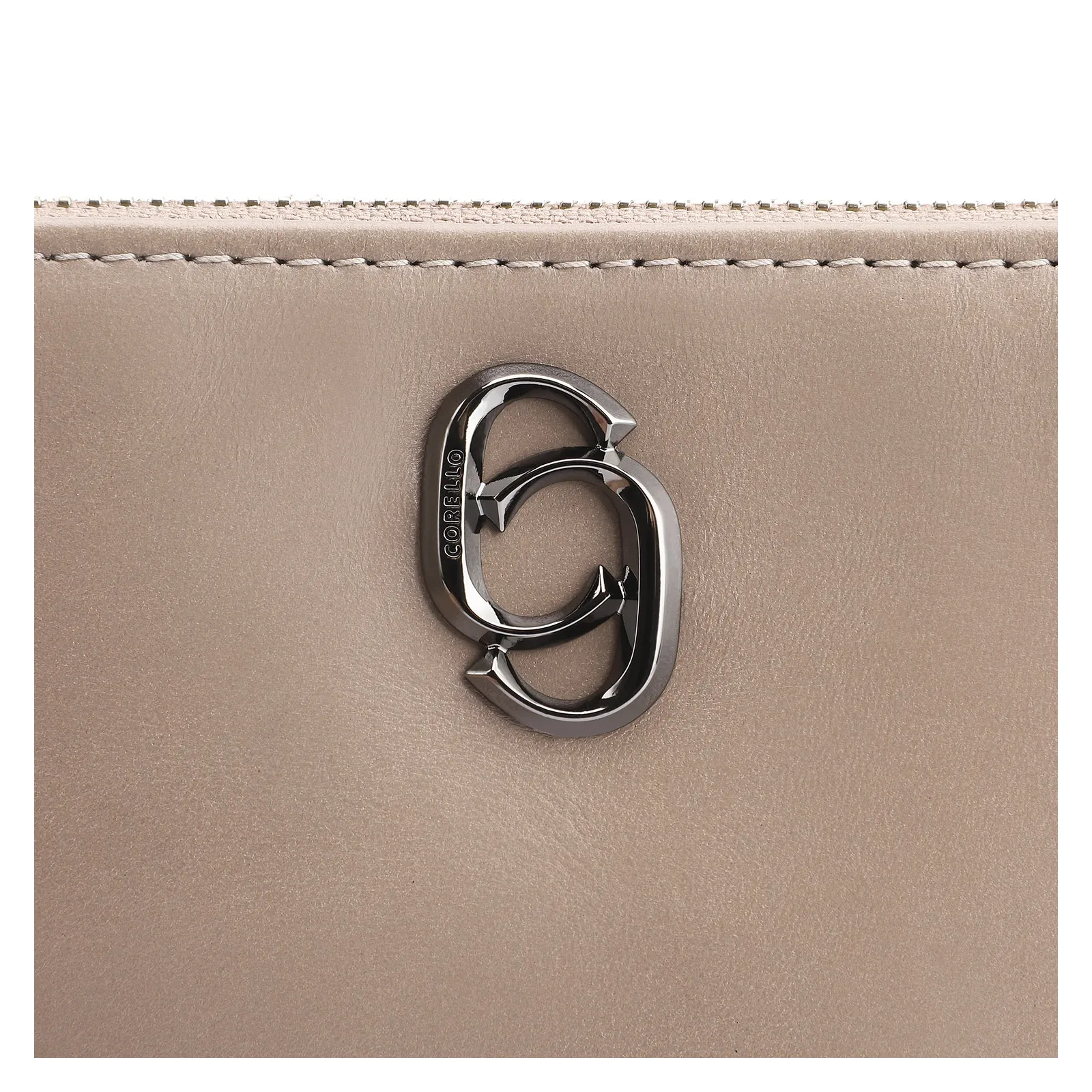 Bolsa Transversal Couro Bege