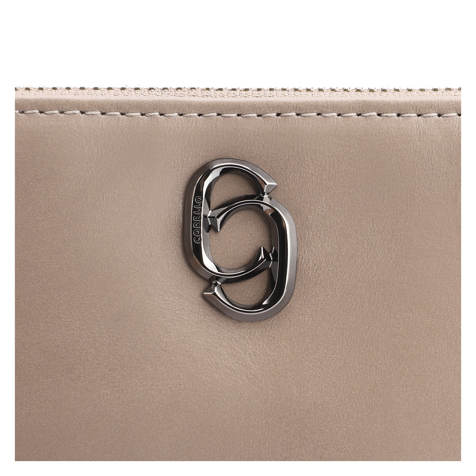Bolsa Transversal Couro Bege