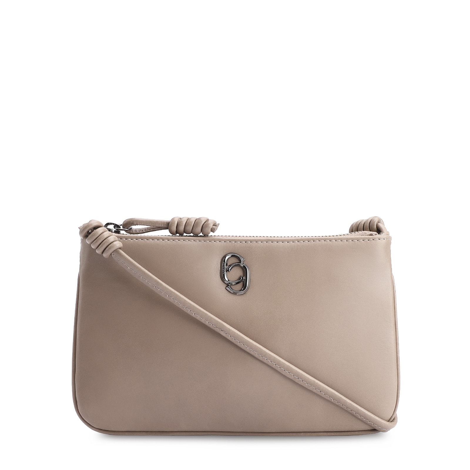 Bolsa Transversal Couro Bege