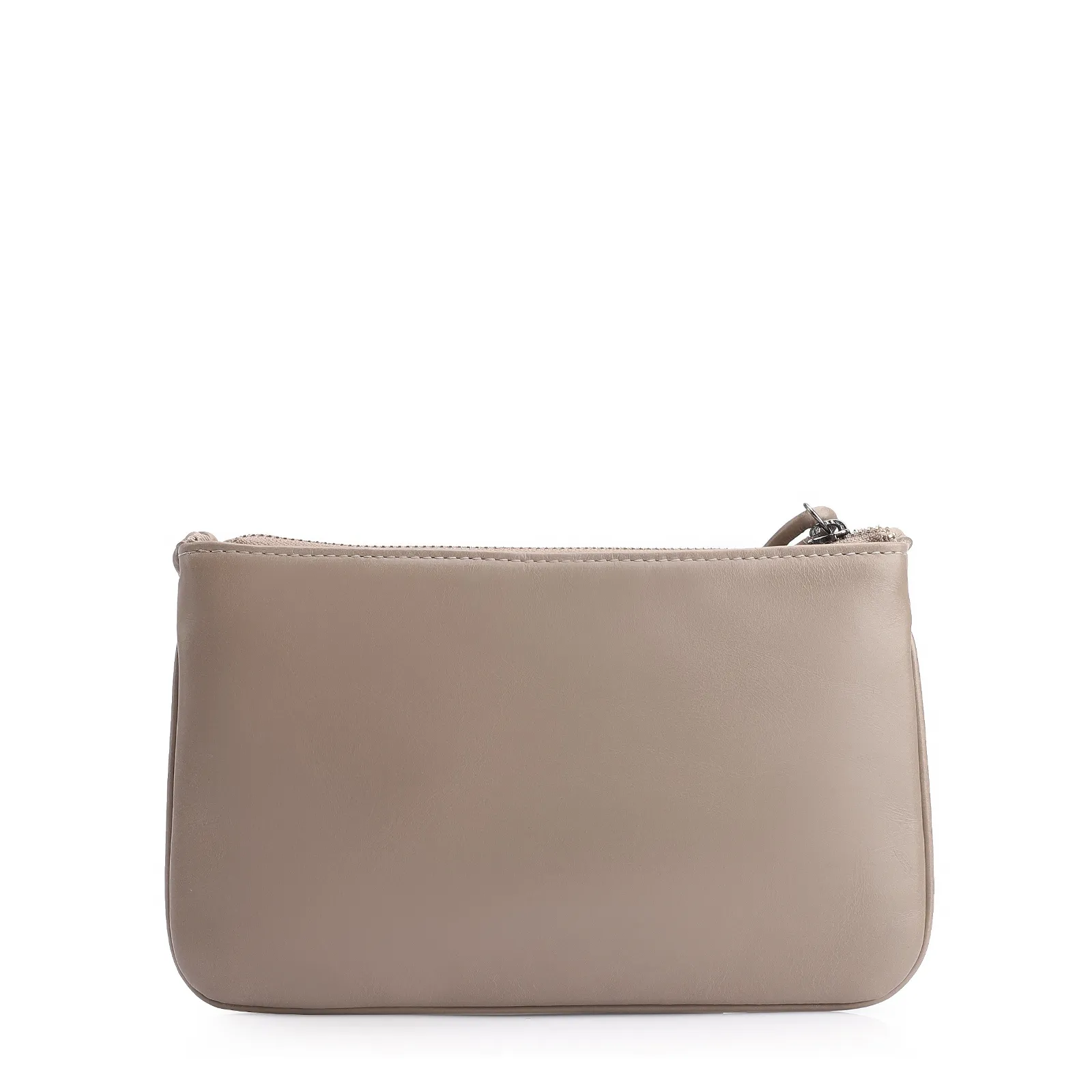 Bolsa Transversal Couro Bege