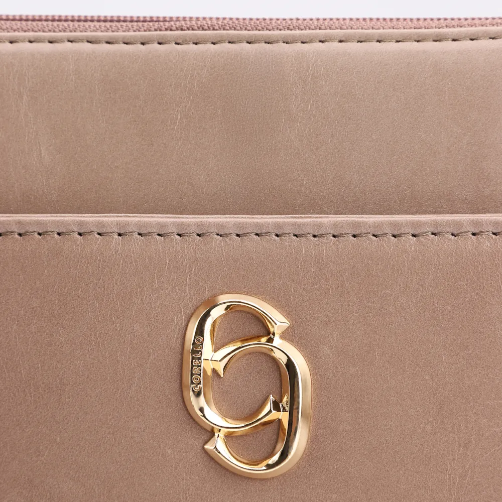 Bolsa Transversal Couro Bege - imagem 6