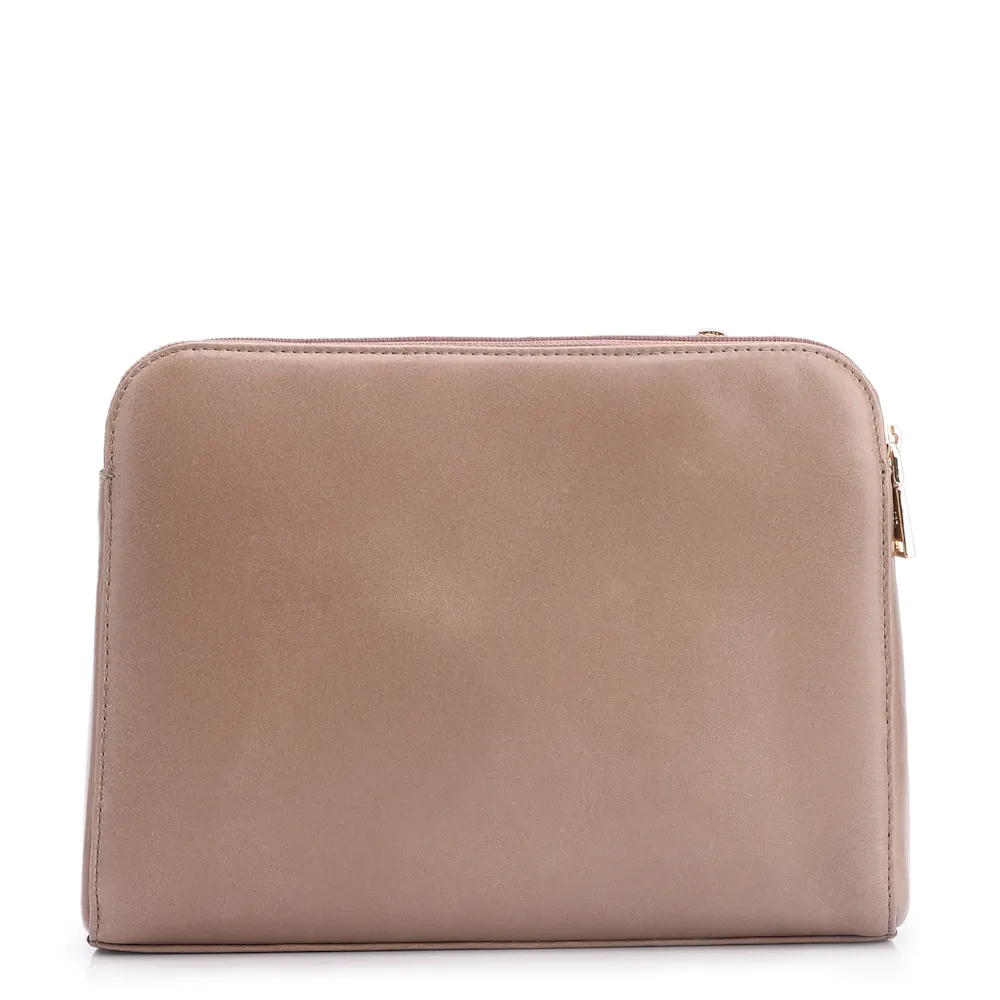 Bolsa Transversal Couro Bege - imagem 3
