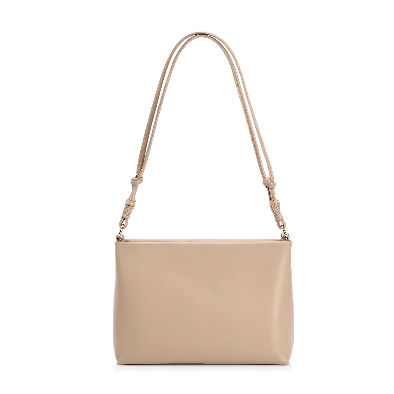 Bolsa Transversal Couro Bege